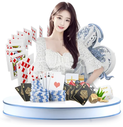 Bàn Poker với chip và lá bài tại 6789hl